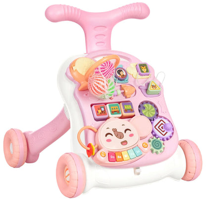 Antepremergător 3 în 1 cu măsuță interactivă detașabilă