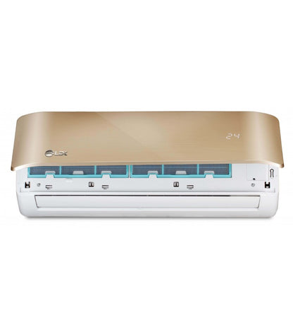 Aparat de Aer Conditionat Tip Pompa de Caldura LDK Deluxe Gold 1800DBU, 14.400BTU, Putere 4.77 kW, Clasa A++, Inverter, Super Ionizare, Filtru Hepa, 3 functii, Self Cleaning, Sleep, Follow me, Auto Restart, Wifi inclus
