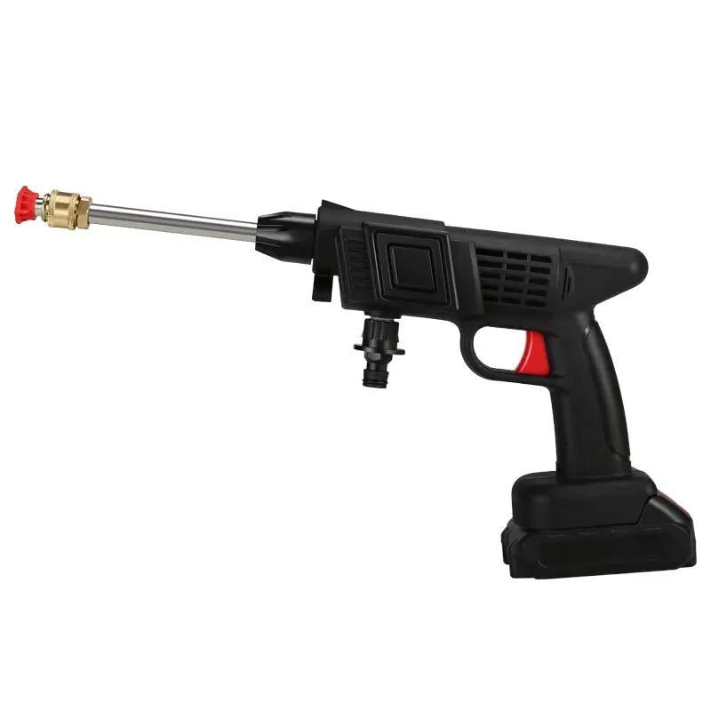 Aparat De Spalat Cu Presiune tip Pistol fara fir Cu 2 acumulatori, 48V, 3 Jeturi Diferite, 8L/min, 30 bari, Geanta De Transport Cadou