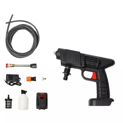 Aparat De Spalat Cu Presiune tip Pistol fara fir Cu 2 acumulatori, 48V, 3 Jeturi Diferite, 8L/min, 30 bari, Geanta De Transport Cadou - Imagine 10