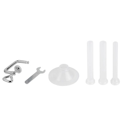 Aparat pentru umplut carnati si Lebar, din aluminiu, orizontal, 2.5 kg Cu Ventuza + Clema De Masa, 3 Palnii 15/19/22 mm, Manual