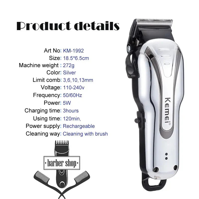 Aparat Profesional de Tuns Animale cu Acumulator DASGUT , 8 în 1, 12W, 7000RPM, Set Complet Pentru ingrijire