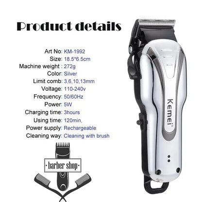 Aparat Profesional de Tuns Animale cu Acumulator DASGUT , 8 în 1, 12W, 7000RPM, Set Complet Pentru ingrijire
