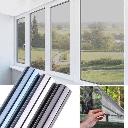Autocolant Geamuri 300x60 cm, Protecție UV și Lumină Solară, Folie Anti-UV Autoadezivă