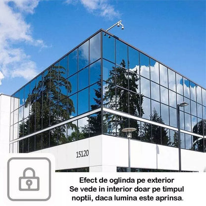 Autocolant Geamuri 300x60 cm, Protecție UV și Lumină Solară, Folie Anti-UV Autoadezivă