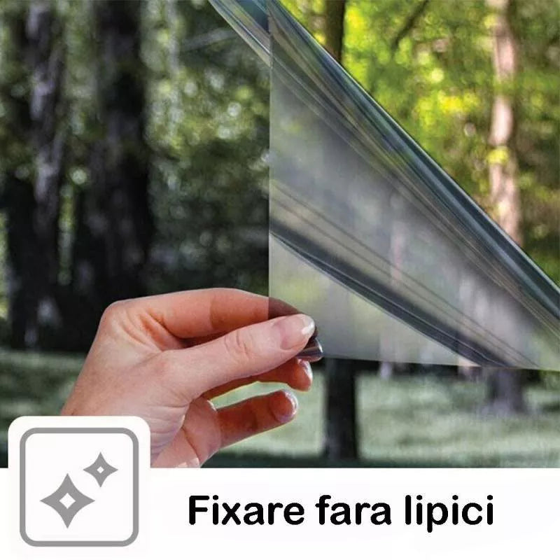 Autocolant Geamuri 300x60 cm, Protecție UV și Lumină Solară, Folie Anti-UV Autoadezivă
