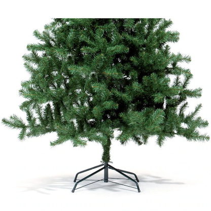 Brad Artificial de Craciun Christmas, 180cm, ramuri dese, 556 ramurele, PVC, suport metalic inclus