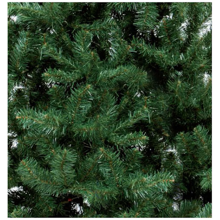 Brad Artificial de Craciun Christmas, 150cm, ramuri dese, PVC, suport metalic inclus