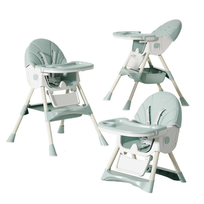 Scaun Multifuncțional 4 în 1– Design Modern și Portabil verde, Reglabil pe Înălțime și Înclinare, Ideal pentru Copii - Imagine 10