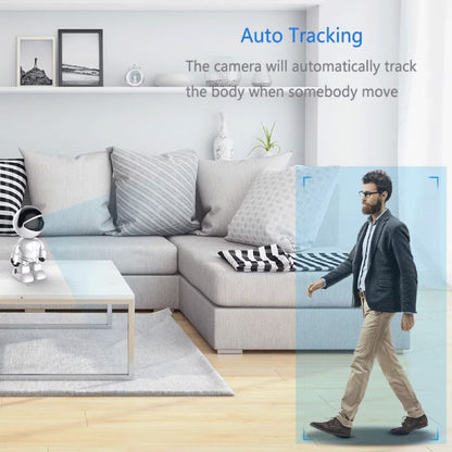 Camera de supraveghere Smart, Robot, Cu Functie Baby Monitor, Si cu Rotire 360 grade, Full HD 1080P