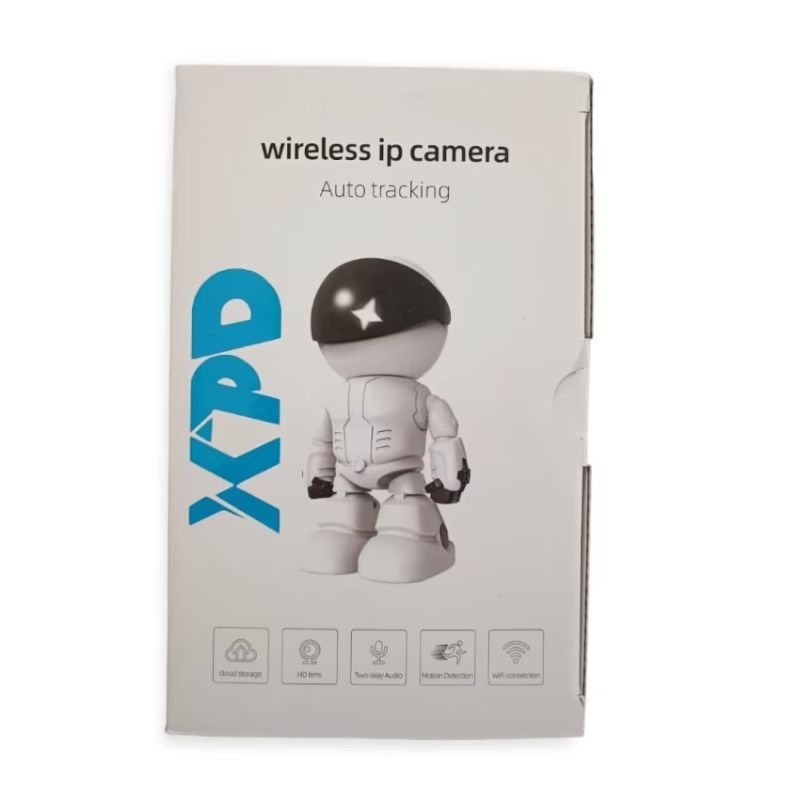 Camera de supraveghere Smart, Robot, Cu Functie Baby Monitor, Si cu Rotire 360 grade, Full HD 1080P