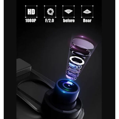 Camera auto DVR dubla tip oglinda 2K, XPD afisaj full, touch screen, ecran 9.66 inch, inregistrare video UHD 2560x1440p, night-vision, suport card 32GB, acumulator incorporat camera marsarier FHD, senzor G, senzor parcare, inregistrare in bucla