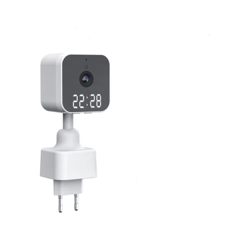 Camera spion cu afisare ceas Led, dispozitiv pentru spionaj, Full HD 1080P Si cu Rotire 360 grade
