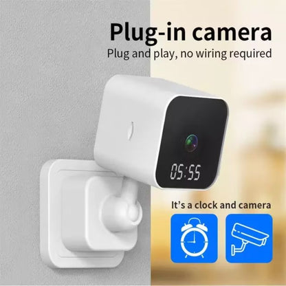 Camera spion cu afisare ceas Led, dispozitiv pentru spionaj, Full HD 1080P Si cu Rotire 360 grade