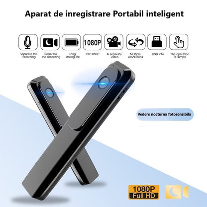 Mini Camera Spion Cu Reportofon, Lentila Fotosensibila, tehnologie super rezolution, Autonomie Ridicata, 8 ore