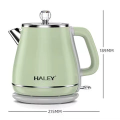 Ceainic Electronic de Apă HALEY, 2,5L, 1800W, Fierbător, Oțel Inoxidabil, Verde - Imagine 4