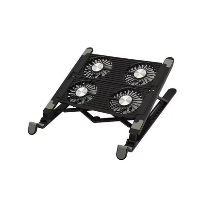 Cooler Laptop stand, cu 4 x ventilatoare 80mm polar, Iluminare RGB, 7 trepte de reglare a inaltimii
