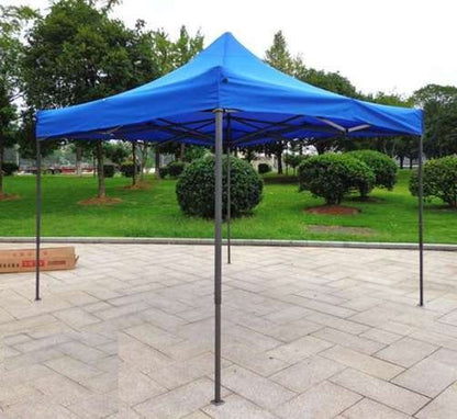 Cort Pavilion 3x3m Pliabil, Cadru Metalic, pentru Curte, Grădină și Evenimente, Albastru