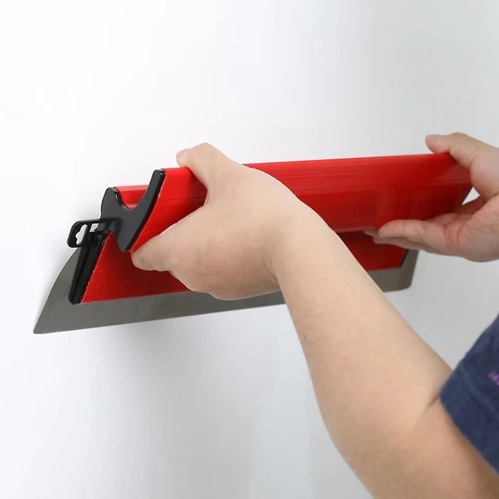Gletieră Profesională pentru Aplicat și Nivelat Glet, 60 cm, Lamă Flexibilă din Oțel Inoxidabil, Mâner Ergonomic Antiderapant, pentru Finisarea Pereților și Tavanelor
