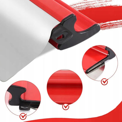 Gletieră Profesională pentru Aplicat și Nivelat Glet, 60 cm, Lamă Flexibilă din Oțel Inoxidabil, Mâner Ergonomic Antiderapant, pentru Finisarea Pereților și Tavanelor