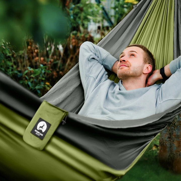 Hamac Suspendat cu Plasă de Protecție împotriva Insectelor 260x140cm Pat Portabil pentru Camping, Drumeții, Pescuit și Relaxare în Natură