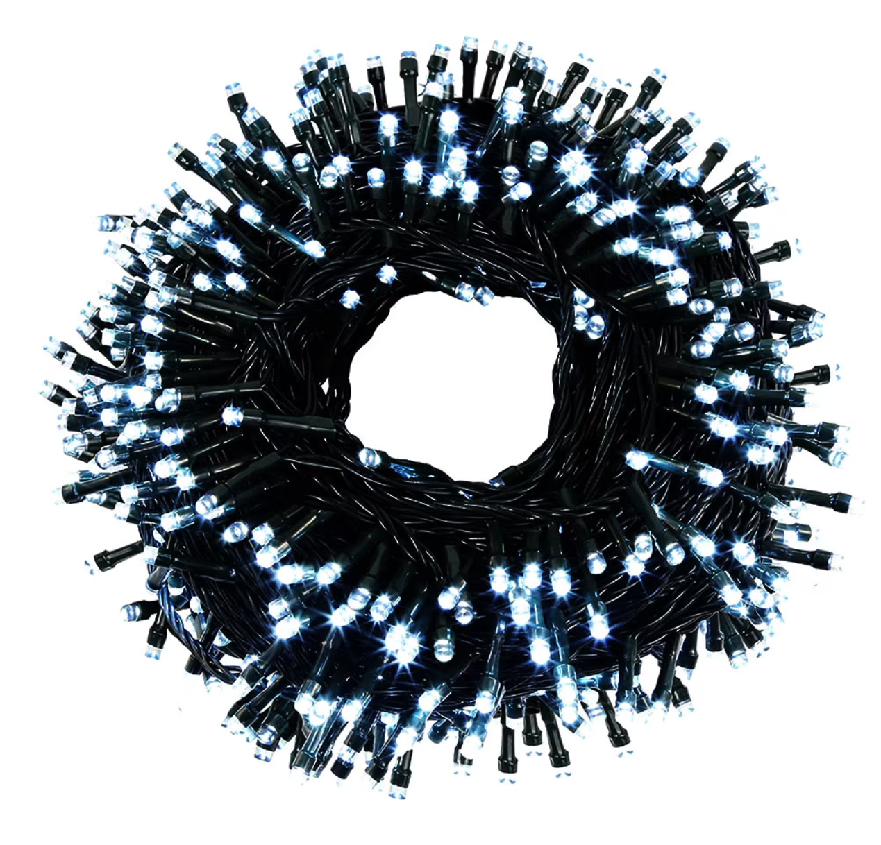 Instalatie Led Rola 100m, 600 LED Lumina Alb Rece, pentru Interior și Exterior Protectie la Apa
