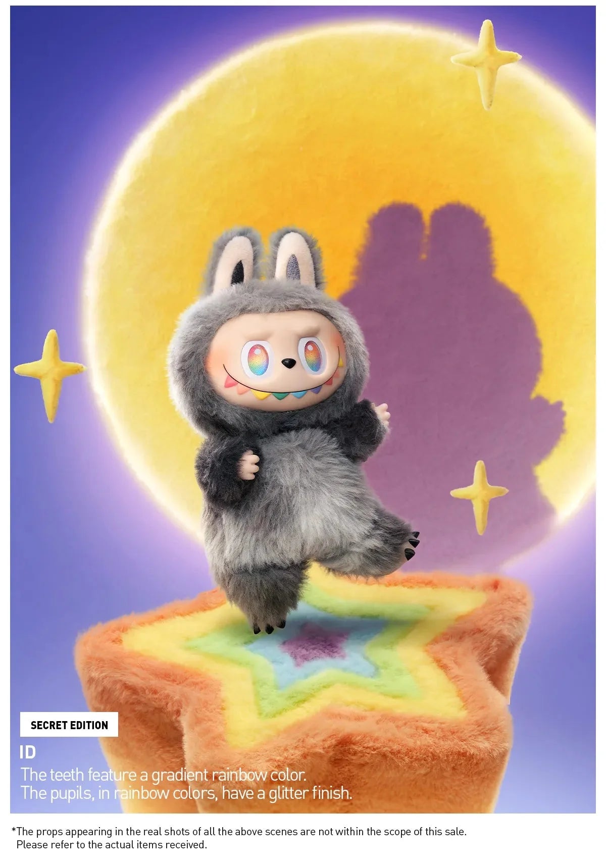 Jucarie din plus Labubu, sezon 3, Seria, Big into Energy, Blind box, 16 cm, cutie surpriză