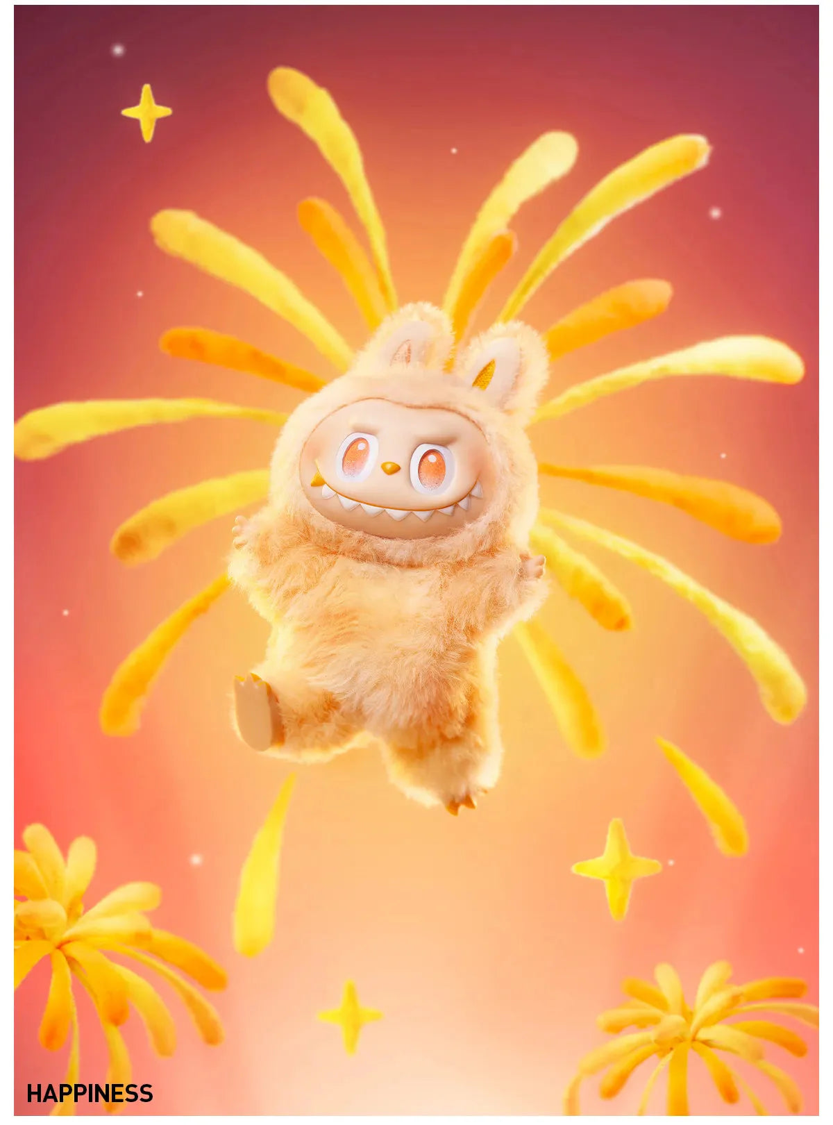 Jucarie din plus Labubu, sezon 3, Seria, Big into Energy, Blind box, 16 cm, cutie surpriză