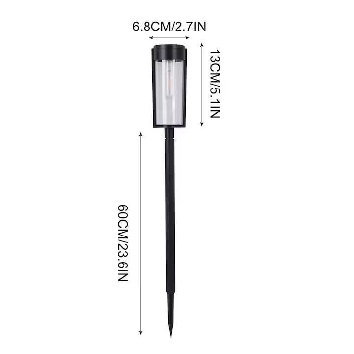 Felinar Solar LED pentru Gradina, Curte, Alee, Drum - 55 cm, Lumina Calda, IP65, Oferta 2+2 GRATIS