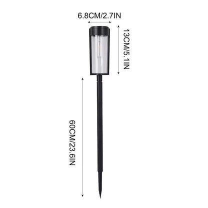 Felinar Solar LED pentru Gradina, Curte, Alee, Drum - 55 cm, Lumina Calda, IP65, Oferta 2+2 GRATIS