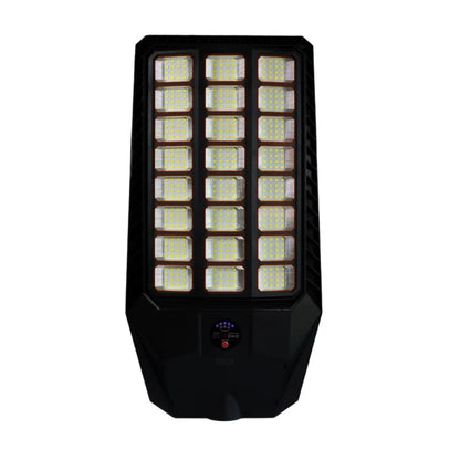 Lampa Solara Stradala Innova Helio PRO 1000W, LED, 15.000 Lumeni, Telecomanda, Senzor prin Inductie, Autonomie 13 ore, Stalp metalic inclus, Multiple functii de programare