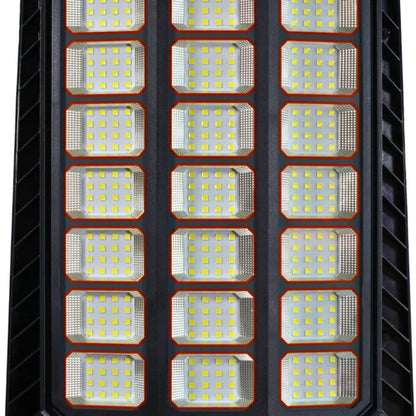 Lampa Solara Stradala Innova Helio PRO 1000W, LED, 15.000 Lumeni, Telecomanda, Senzor prin Inductie, Autonomie 13 ore, Stalp metalic inclus, Multiple functii de programare