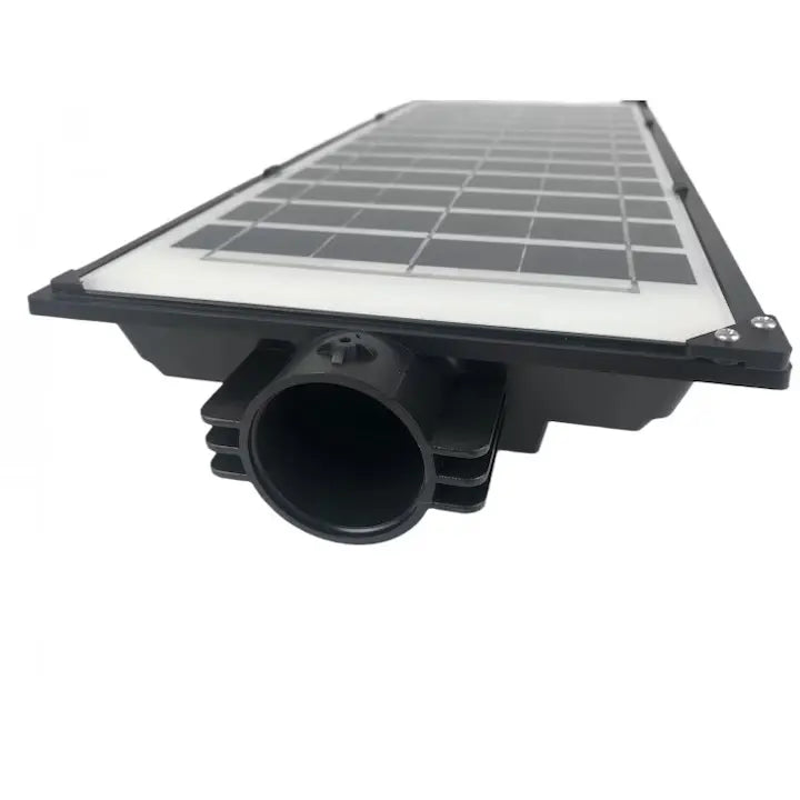 Lampa Solara Stradala LED 200W, 6500 Lumeni tehnologie LED Ultra Light, Telecomanda, Suport Metalic inclus Autonomie până la 12 Ore, Panou Solar cu Încărcare Rapidă, Protecție IP66