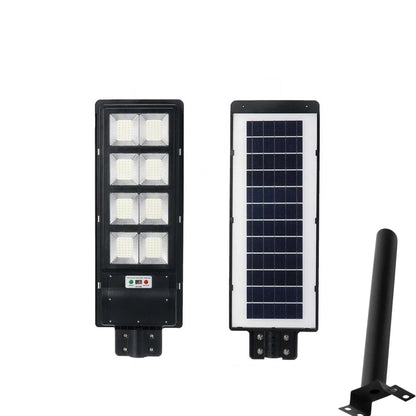 Lampa Solara Stradala LED 300W, 7500 Lumeni tehnologie LED Ultra Light, Telecomanda, Suport Metalic inclus Autonomie până la 12 Ore, Panou Solar cu Încărcare Rapidă, Protecție IP66