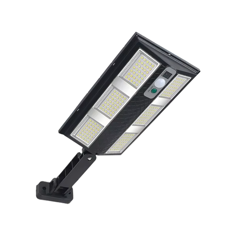 Lampă Solară Stradală LED Exterior 200W, 2000 Lumeni, Senzor de Mișcare cu Telecomandă, 230 LED Next Gen, Autonomie până la 8 Ore, Panou Solar cu Încărcare Rapidă, Protecție IP66