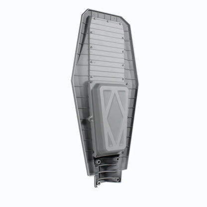 Lampa stradala cu panoul solar LED, JORTAN, 1200W, IP 66, Suport metalic inclus,Telecomanda de control cu panou fotovoltaic orientabil inclus
