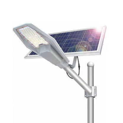 Lampa solara stradala LED, JORTAN, 600W, IP 66, Suport metalic inclus,Telecomanda de control cu panou fotovoltaic orientabil inclus