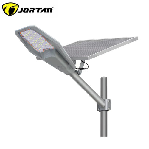 Lampa solara stradala LED, JORTAN, 600W, IP 66, Suport metalic inclus,Telecomanda de control cu panou fotovoltaic orientabil inclus