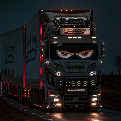 Lumini LED Auto Devil Eyes USB Ochi Demon pentru Mașină, Design Agresiv, Tuning Exterior -Interior
