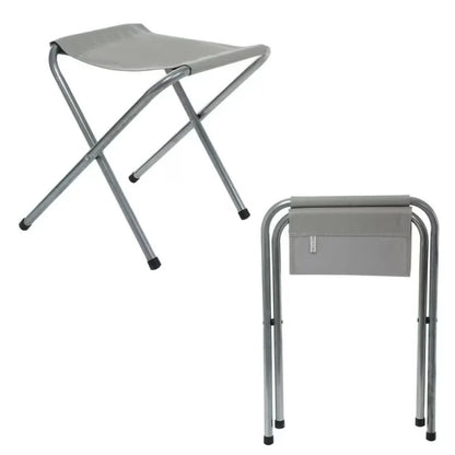 Masă Camping Pliabilă Premium cu 4 Scaune Incluse, Set Portabil din Aluminiu pentru 4 Persoane, Ideal pentru Picnic, Grădină, Terasă, Pescuit, Excursii și Activități în Aer Liber