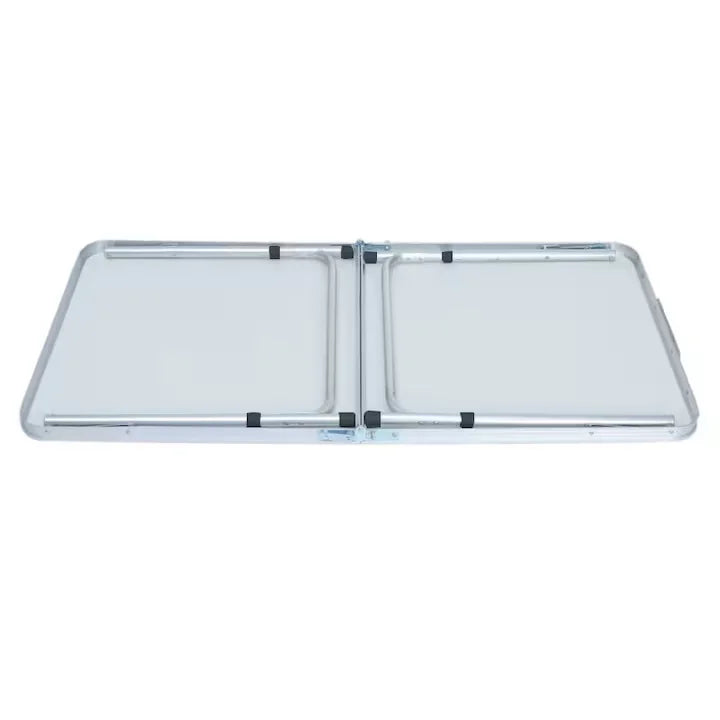 Masă Camping Pliabilă Premium cu 4 Scaune Incluse, Set Portabil din Aluminiu pentru 4 Persoane, Ideal pentru Picnic, Grădină, Terasă, Pescuit, Excursii și Activități în Aer Liber