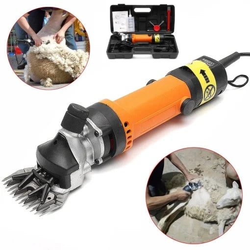Masina de tuns oi profesionala, 850 W cu 2400 r/min si 6 viteze Pentru oi, caprele, alpaca, cainii de talie mare și orice alte animale