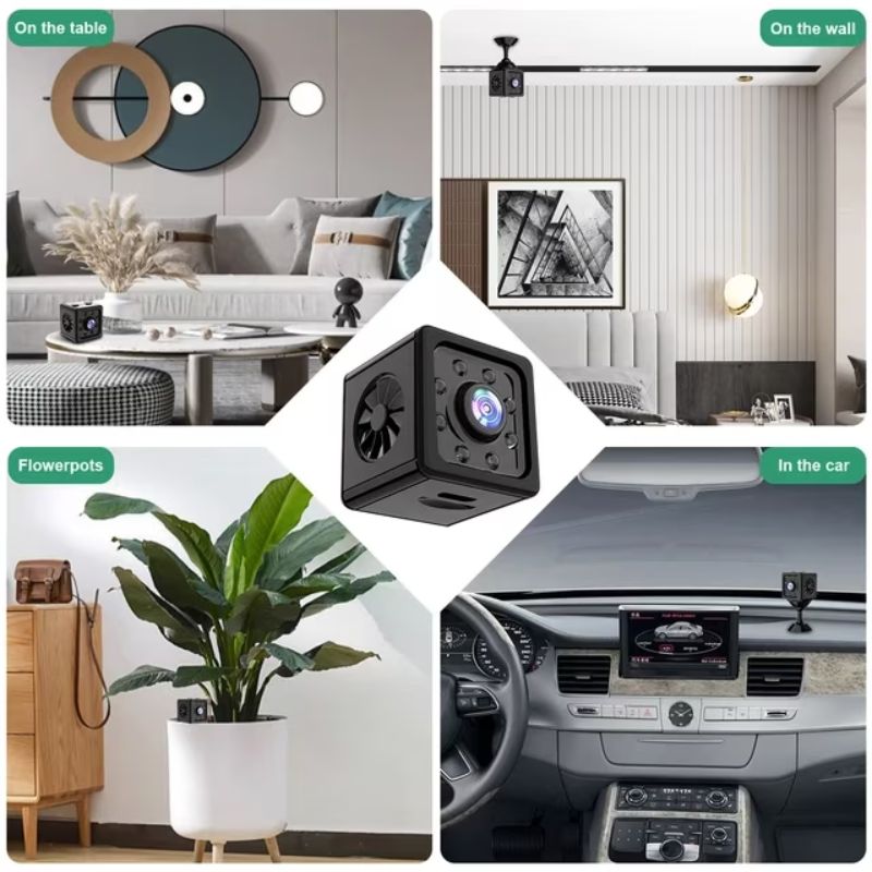 Mini Camera Spion, Dispozitiv pentru Spionaj cu Camera Video si Microfon, Detectarea miscarii