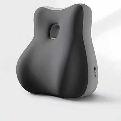 Pernă Ergonomică pentru Spate și Coloană Vertebrală, din Spumă cu Memorie Suport Lombar Ortopedic, Corector pentru Postură și Reducerea Durerilor de Spate, Ideală pentru Birou, Scaun Auto, Gaming, Canapea și Lucru de Acasă, Confortabil și Respirabil Gri