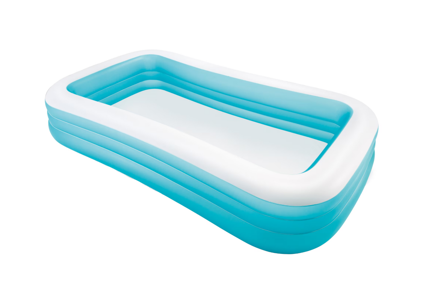 Piscina gonflabila 3 inele Family, Dimensiuni, 300 x 175 x 65 cm, Material Rezistent, Potrivita pentru copii si Adulti