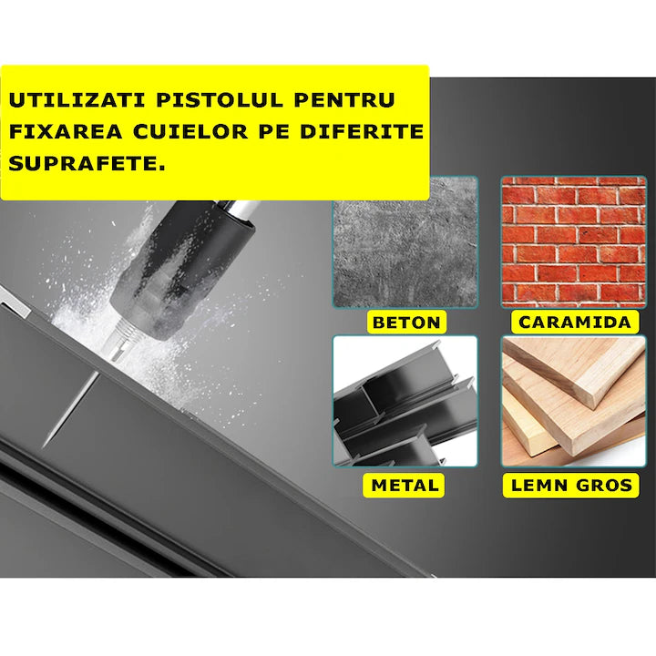 exemple suprafete de folosit pistol pneumatic cuie