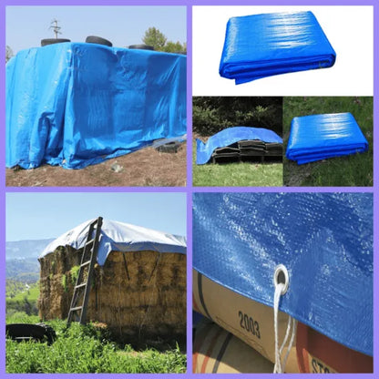 Prelată impermeabilă 2x3m cu inele, tratată UV, rezistentă la apă