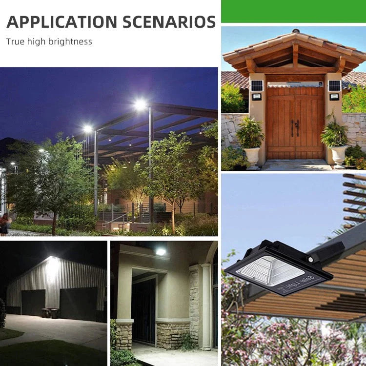 Proiector solar 200w LED Jortan, cu Telecomanda, Suport prindere inclus, Panou Fotovoltaic, Autonomie Mare, Senzor de lumina