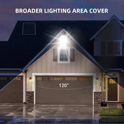 Proiector solar LED jortan 600W, Telecomanda, Suport prindere inclus, Panou Fotovoltaic, Autonomie Mare, Senzor miscare, Senzor de lumina - Imagine 4