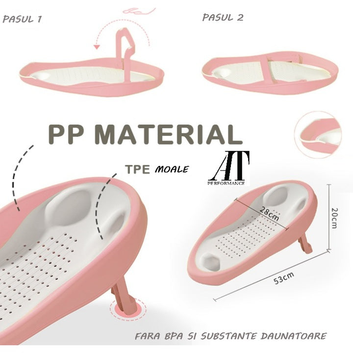 Suport pentru baie copii, At Performance, 53x 28cm x 7cm, 20cm inaitime ridicat, anatomic - Imagine 10
